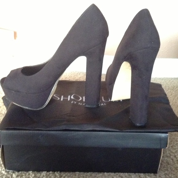Black heels