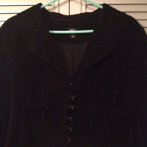MOSSIMO black suede jaket.