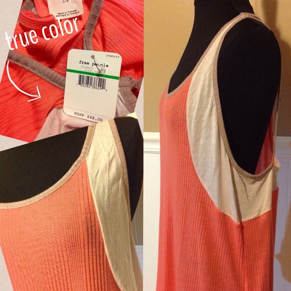 SOLD🎀NWT Free People lightweight hi low tank🎀 - Picture 2 of 2