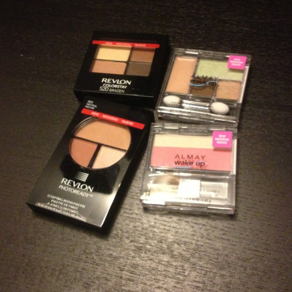 Brand new ! Revlon and Almay eye shadow +blush
