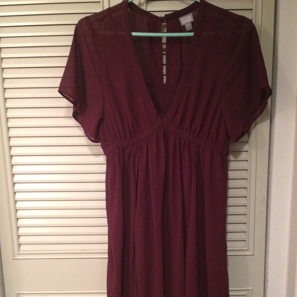 CONVERSE purple dress.