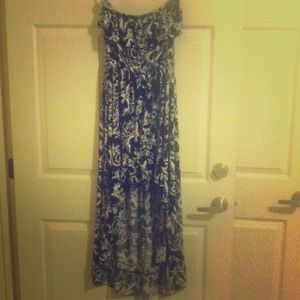 Long short pattern dress