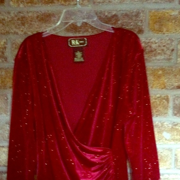 Ladies holiday blouse size 14 by R&K Evening - Picture 1 of 2