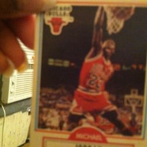 Michael Jordan throwback basketball card