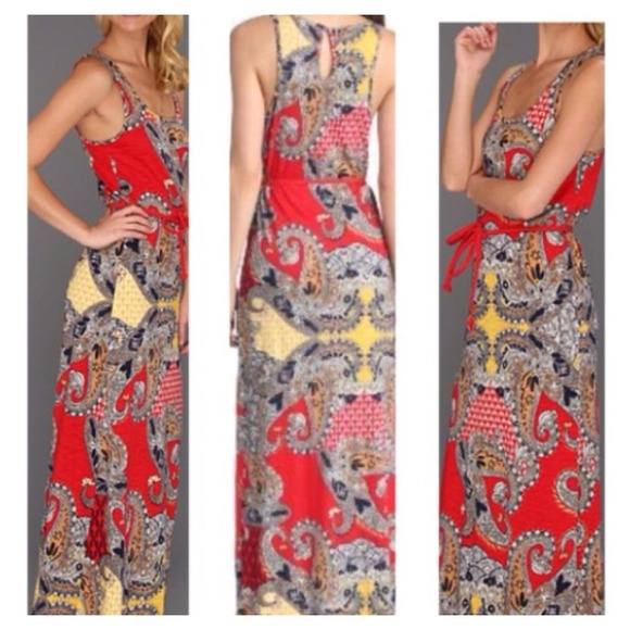 Sold-New Lucky Brand Maxi Dress (L) - Picture 3 of 3