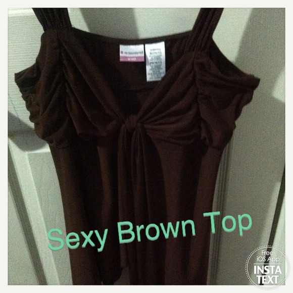 Cute and Sexy Brown Top