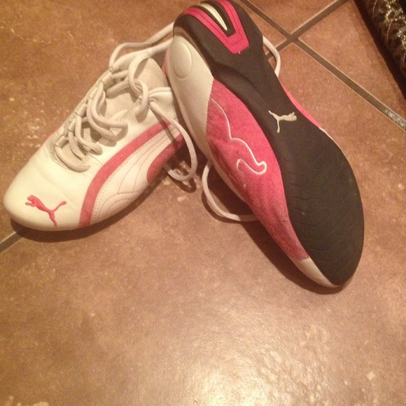 Pink and cream pumas