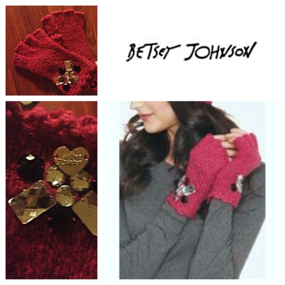 💋BETSY JOHNSON TEXTING GLOVES💋
