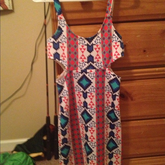 Aztec/tribal print dress by Love Culture