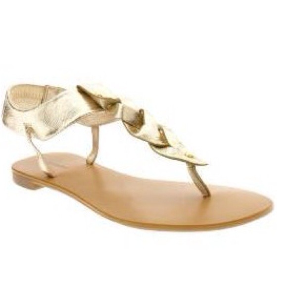 Old navy gold braided sandals sz8