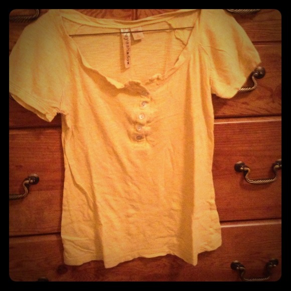 A yellow button up shirt!