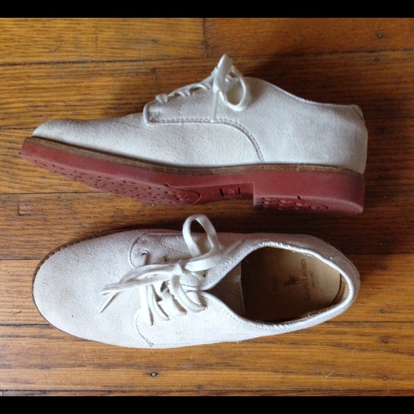 Kids Ralph Lauren oxfords suede