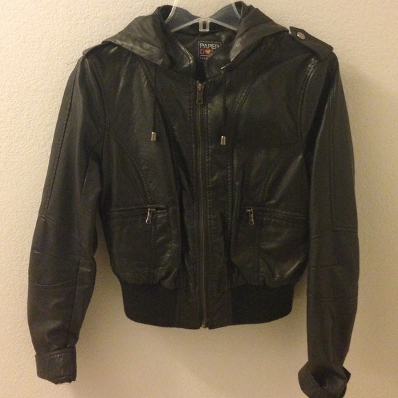 **SOLD** Black leather jacket
