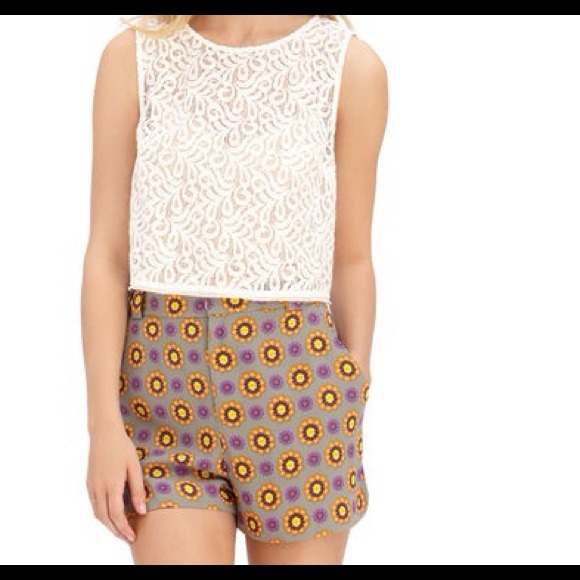 Rachel by Rachel Roy white lace cami