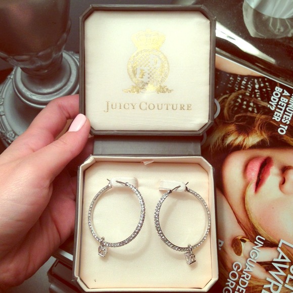 Juicy couture earrings & dolce and gabbana perfume