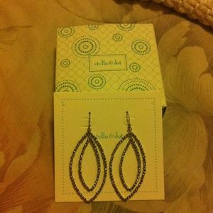 Silver earrings