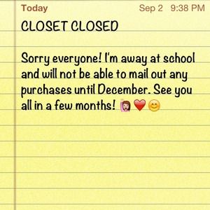 Please come back in December! :)