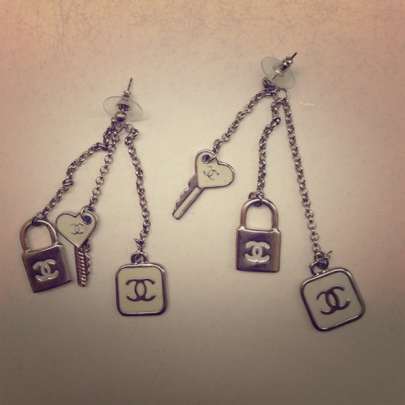 Chanel earrings and headband