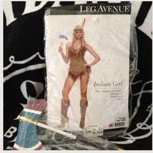 Leg Avenue Indian Girl Costume w/ Tomahawk