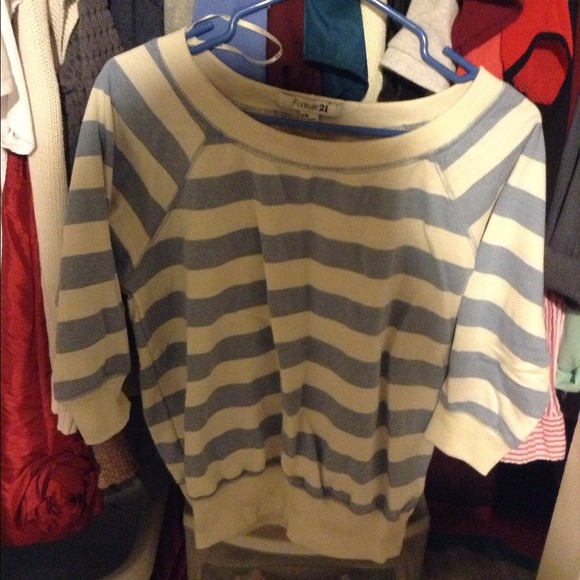 Strip sweater