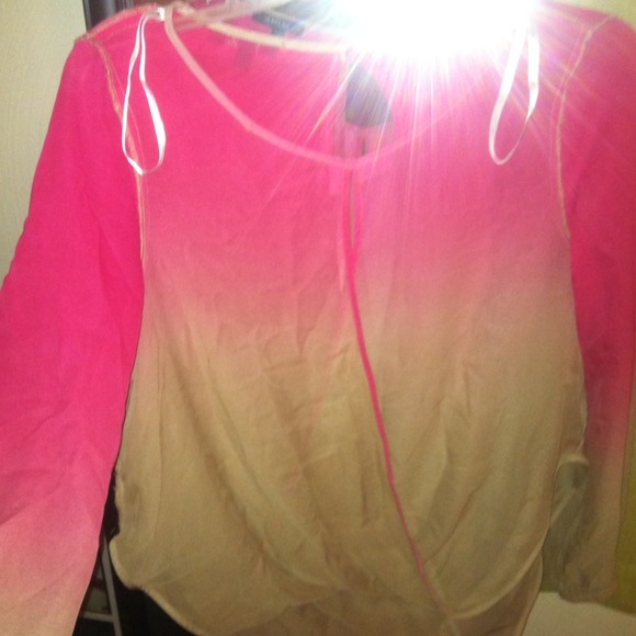 XOXO sheer shirt