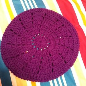Hand made crochet beanie.