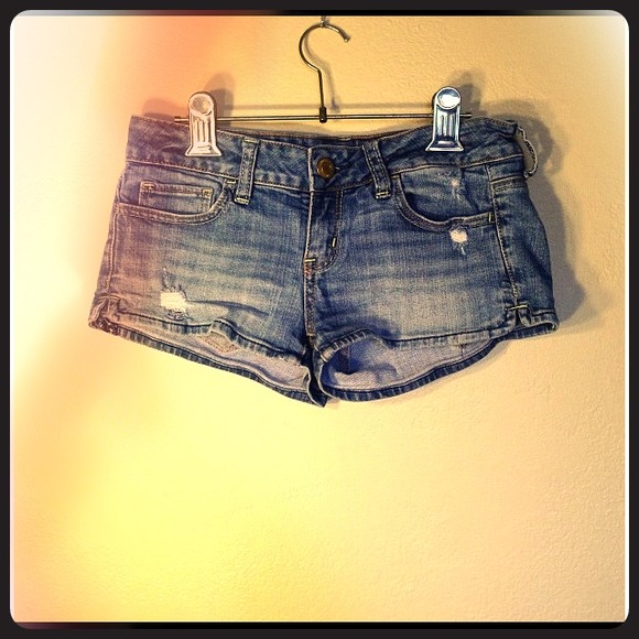 Denim shorts