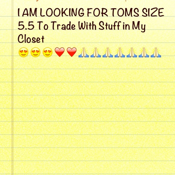 LOOKING FOR TOMS TO TRADE 5.5 ❤❤❤🙏🙏🙏🙏😍