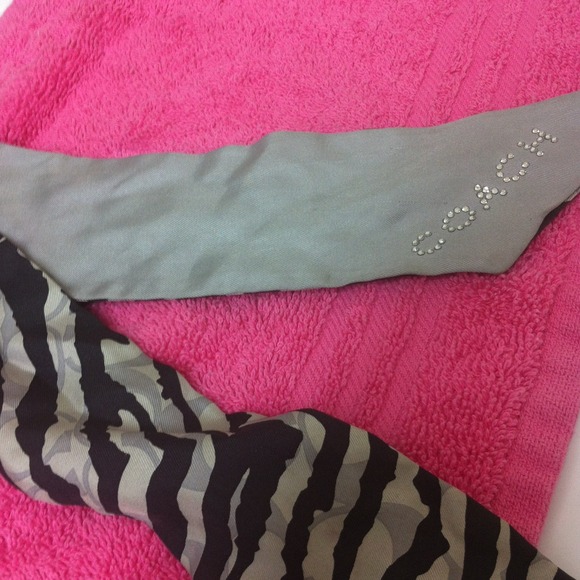 Coach scarf / purse tie