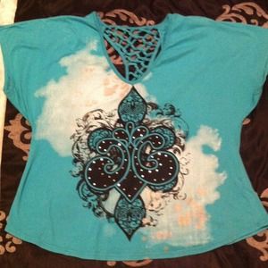 💛Turquoise Dereon Blouse💛
