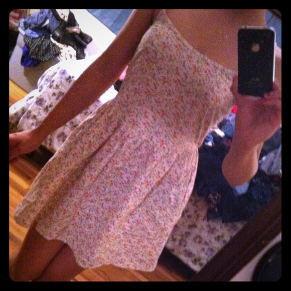 Vintage floral skater dress 💕