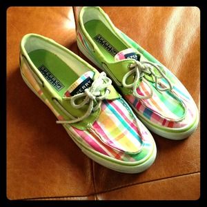 Multicolored Sperry Top-Sider shoes