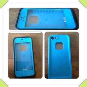 iPhone 5 blue life proof case
