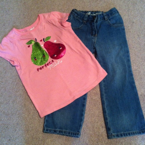 Girls jeans and tshirt