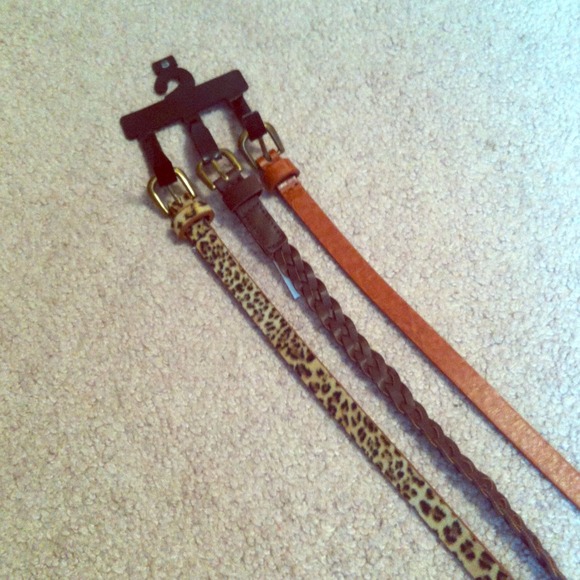 Size small skinny belts