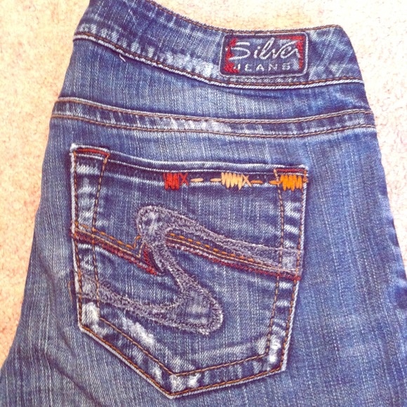 Silver jeans. Size 28.