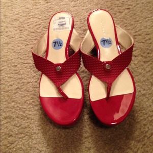 Calvin Klein wedge sandals