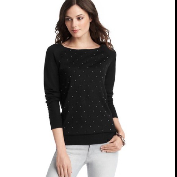 🌟SALE🌟Ann Taylor Embellished Sweater in Oatmeal