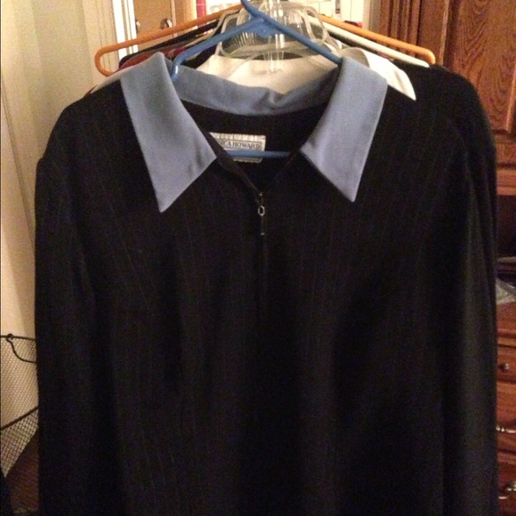 Blue collar jacket
