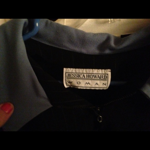 Blue collar jacket - Picture 2 of 2