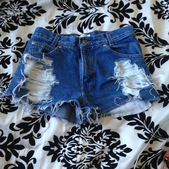 Custom made high waisted shorts