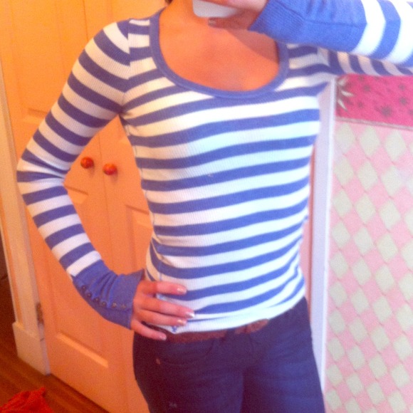 Long sleeve striped tee from American Eagle