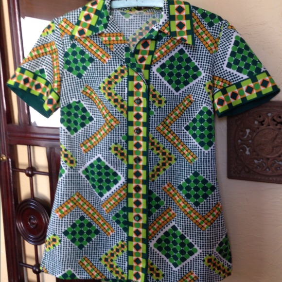 Funky vintage blouse, size small-medium