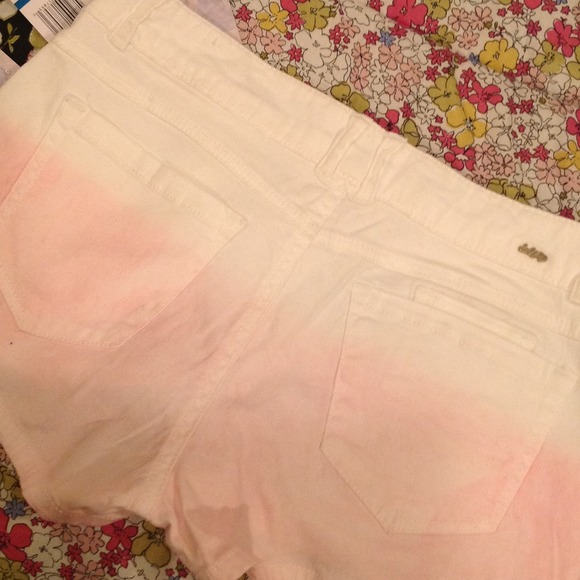 Jolt Pink & White Ombré Shorts - Picture 2 of 4