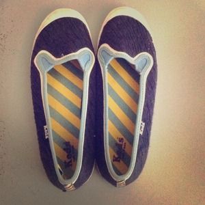 Navy blue and light blue Keds!