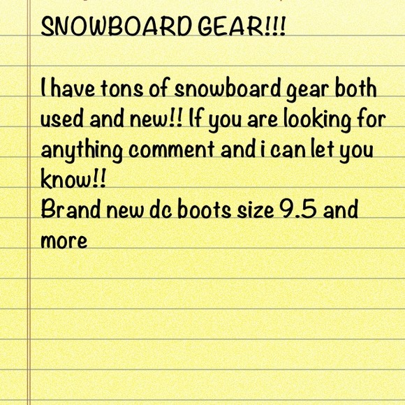 SNOW GEAR!!!