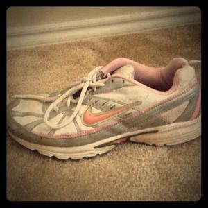Pink and Girly Nike Dart IV Running Athletic Shoes