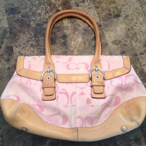 バッグ Coach Optic Soho Signature Shoulder Bag Coach | Bags | Authentic Coach Soho Optic Signature Purse | Poshmark
