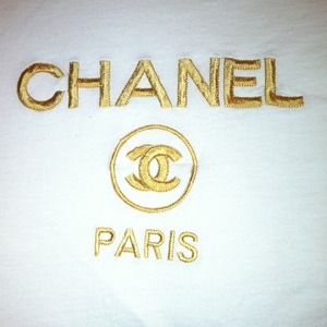 CHANEL Vintage Large White Tee (Just showing off!)