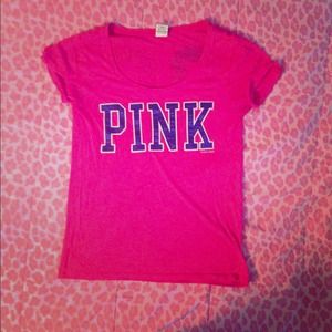 Victoria secrets pink T-shirt hold for beeztoy